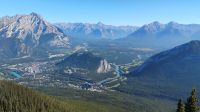 Ausblick auf Banff, Bow River und 