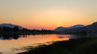 Sonnenuntergang in Kamloops 
