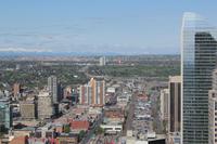 Blick über Calgary vom Calgary Tower