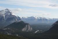 Panorama über das Bow-Tal im Banff-Nationalpark