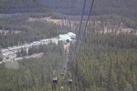 und wieder runter mit der Gondel