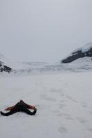 auf dem Athabasca-Gletscher
