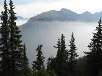 Blick vom Sulphur Mountain - über den Wolken