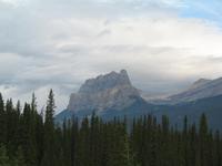 Blick auf den Castle Mountain