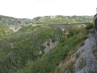 Bahnfahrt über den White-Pass in Skagway