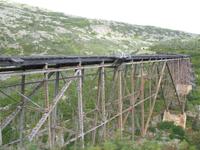 Bahnfahrt über den White-Pass in Skagway
