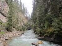 Wanderung durch die Johnston-Schlucht