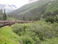 Fahrt mit dem White Pass Zug