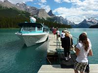Bootsfahrt auf dem Maligne Lake