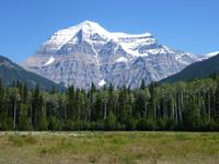 Mount Robson ohne Wolken