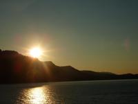 Sonnenuntergang am Icy Strait Point