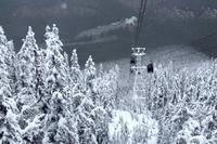 Auffahrt auf den Sulphur Mountain