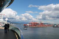 Start der Kreuzfahrt in Vancouver