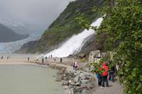 Nugget Falls am Mendenhall Gletscher