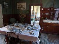 Speisezimmer auf der Hat Creek Ranch