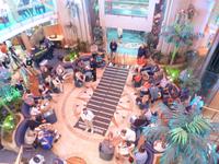 Atrium von unserem Kreuzfahrtschiff 