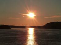 Sonnenuntergang in Alaska