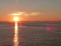 Sonnenuntergang in Alaska