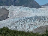 Gletscherspalten des Mendenhall Gletschers