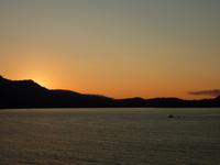 Abend- und Abschiedstimmung vom Icy Strait Point