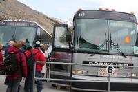Ankunft am Columbia Icefield