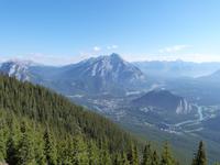 Blick vom Sulphur Mountain im Banff Nationalpark