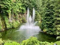 Wasserspiel in den Butscharts Garten 