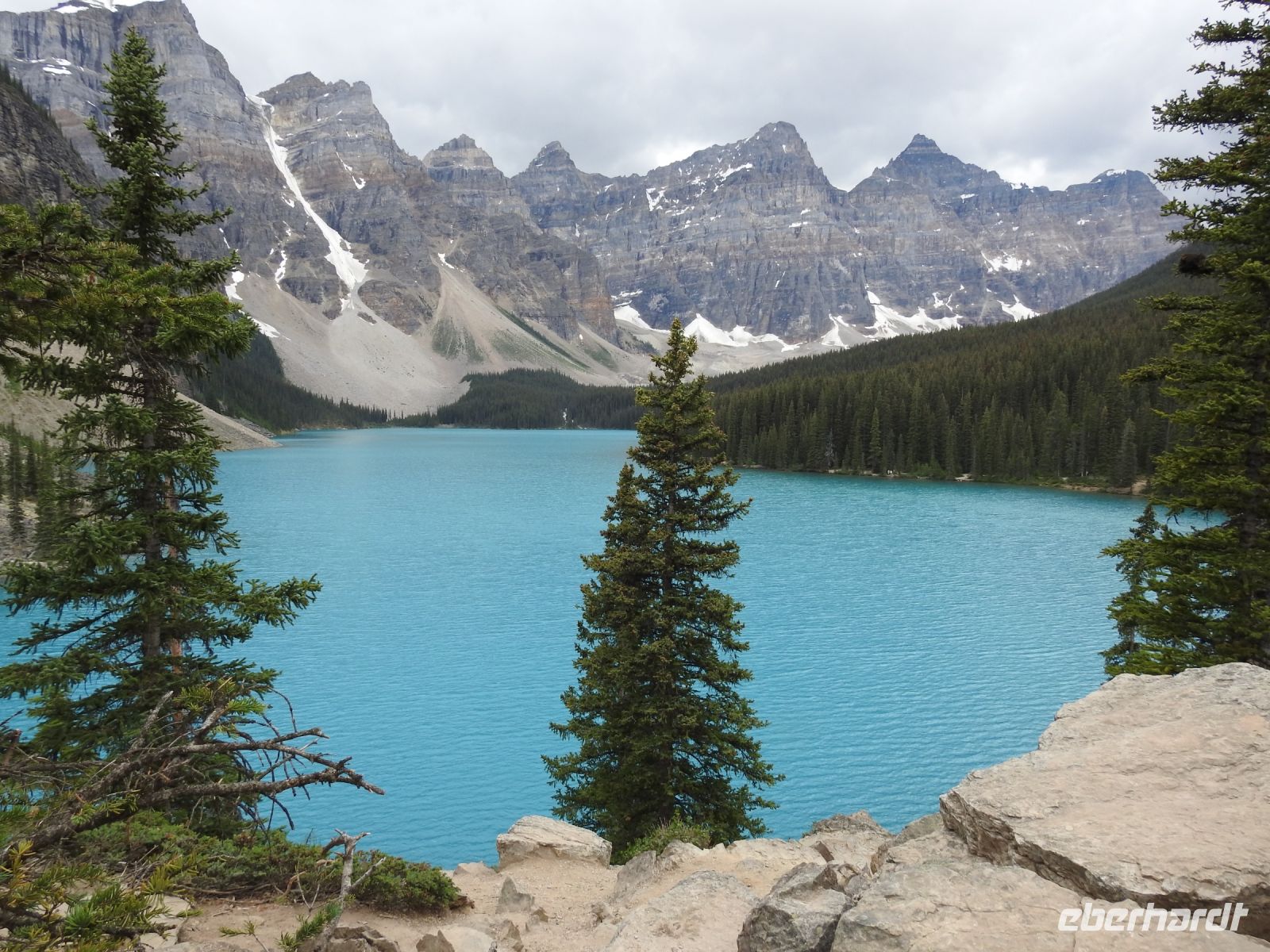 Kanada Banff Lake Moraine