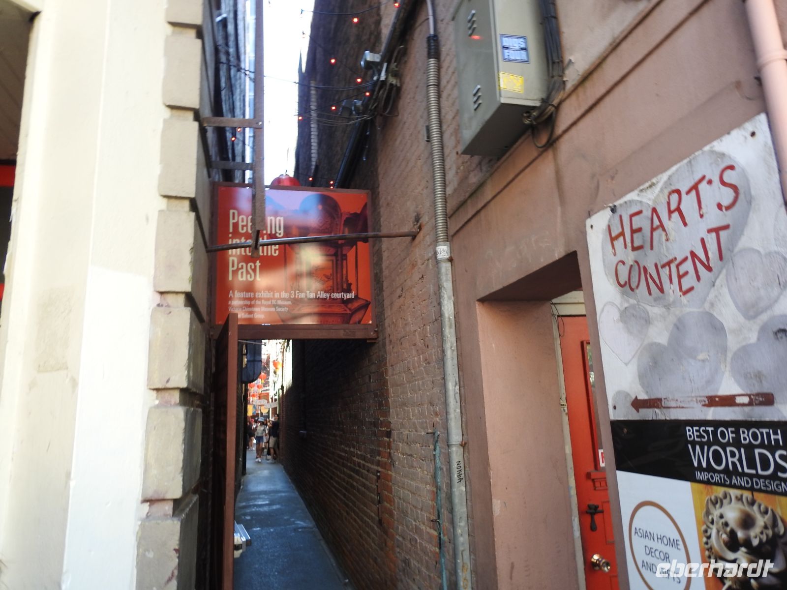 Kanada - Vancouver Island - enge Gasse