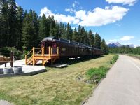 alter Eisenbahnbahnhof Nationalpark Banff
