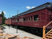 alter Eisenbahnbahnhof Nationalpark Banff