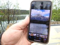 Patricia Lake Jasper Kanada bei schönem Wetter