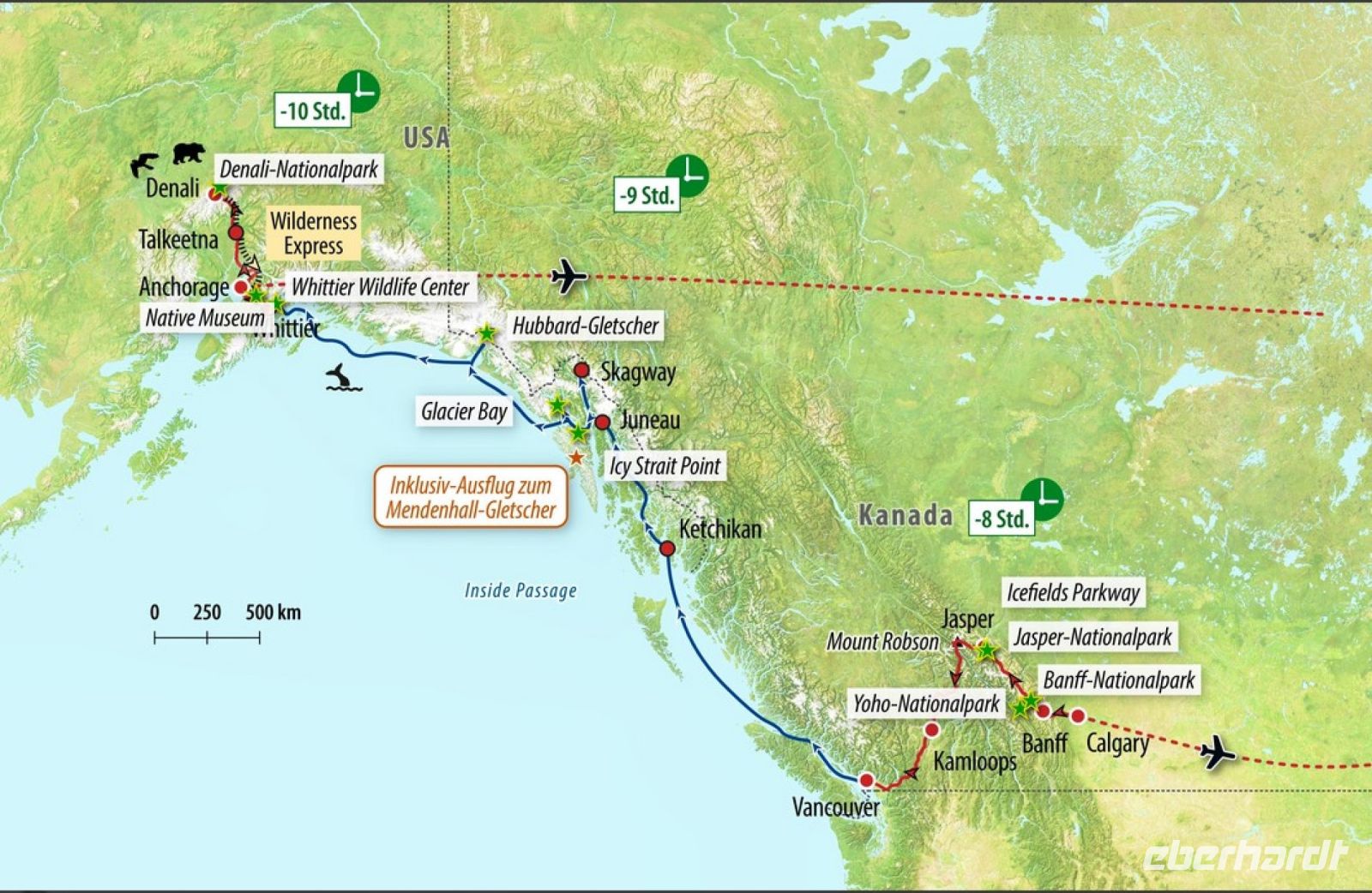 0001 Rundreise CA-WESAL