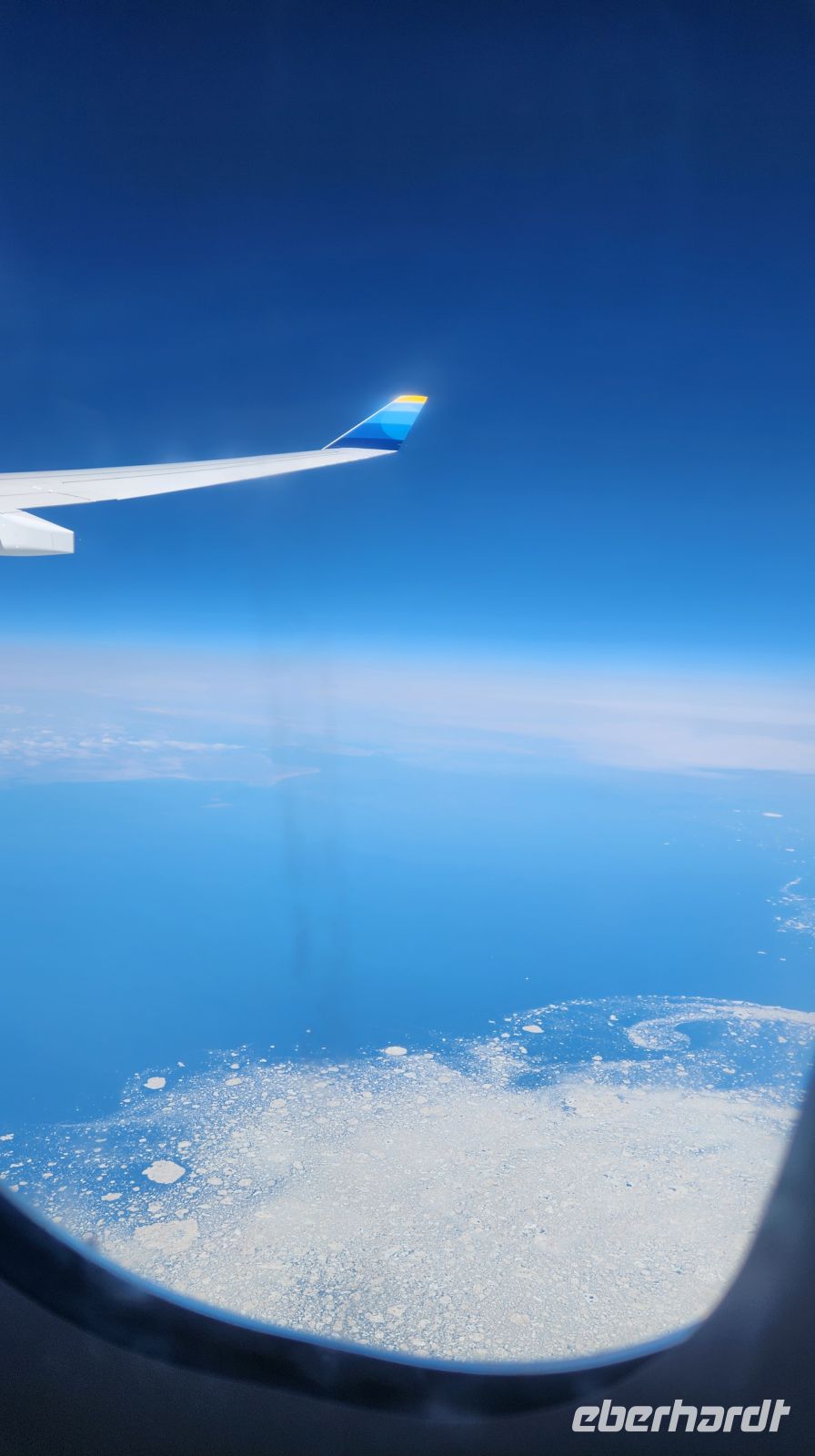 Flug über Grönland