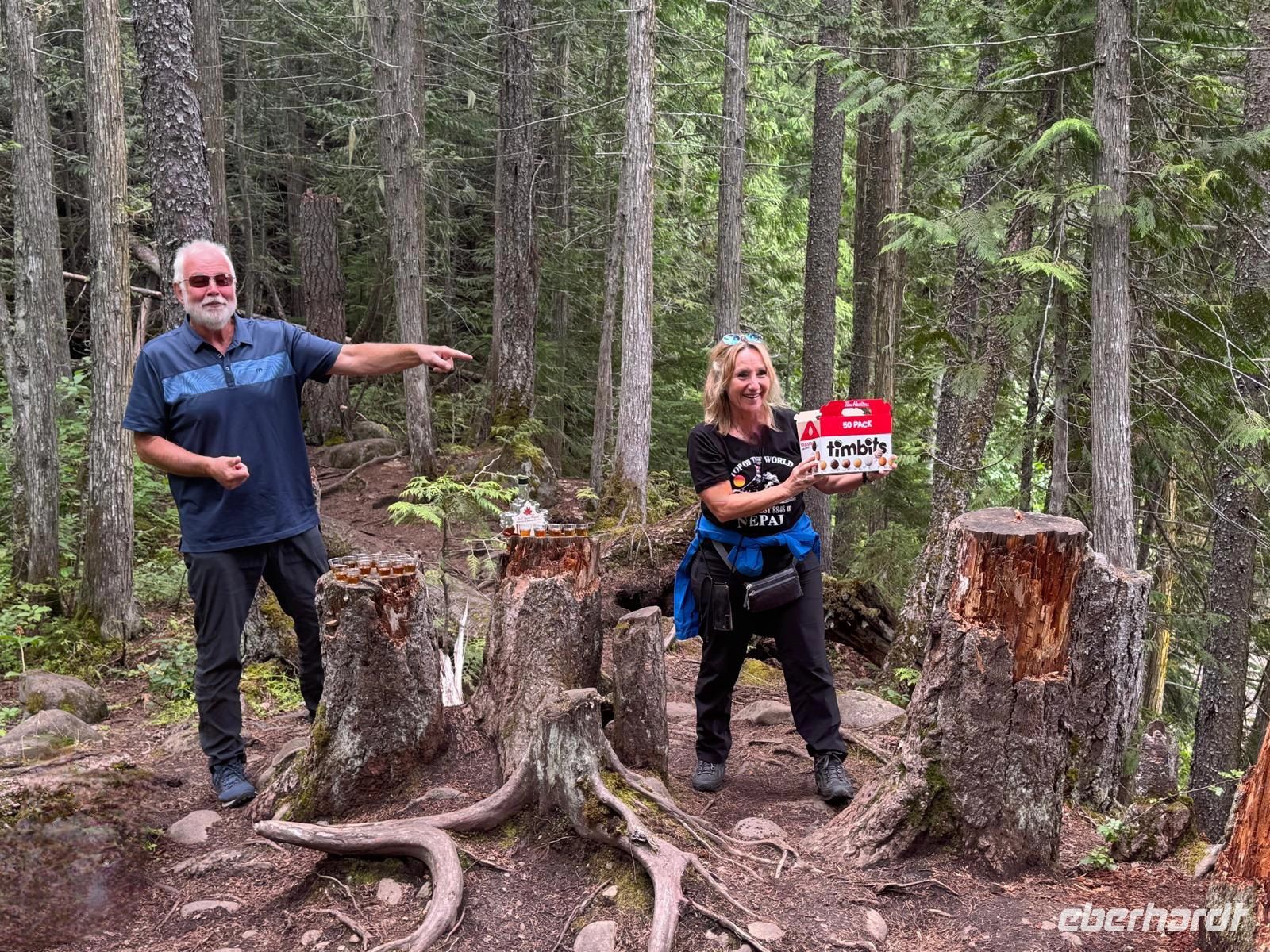 Kleine Stärkung - Maple Whisky und Timbits von Tim Hortons