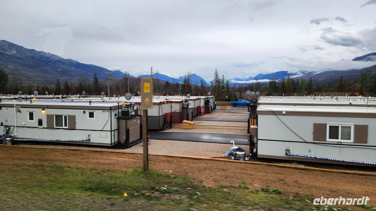 Jasper - Containerstadt nach dem Waldbrand 2024