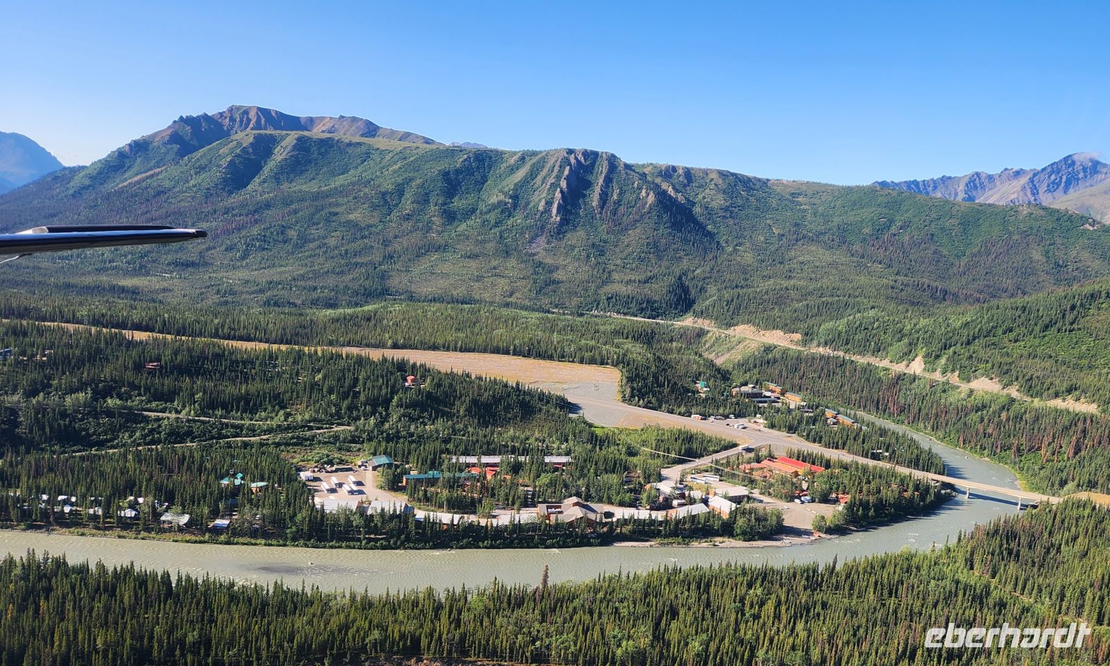 Flug über den Denali National Park - unser Hotel Grizzly Bear Resort