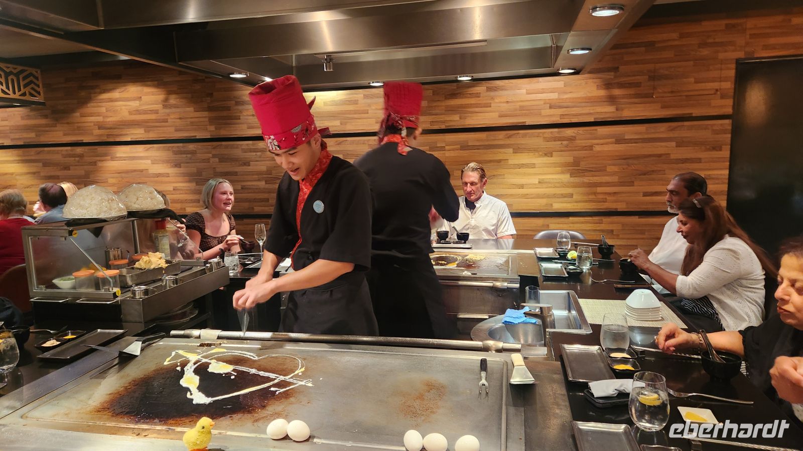 Kreuzfahrt Spezialitäten-Restaurant Teppanyaki