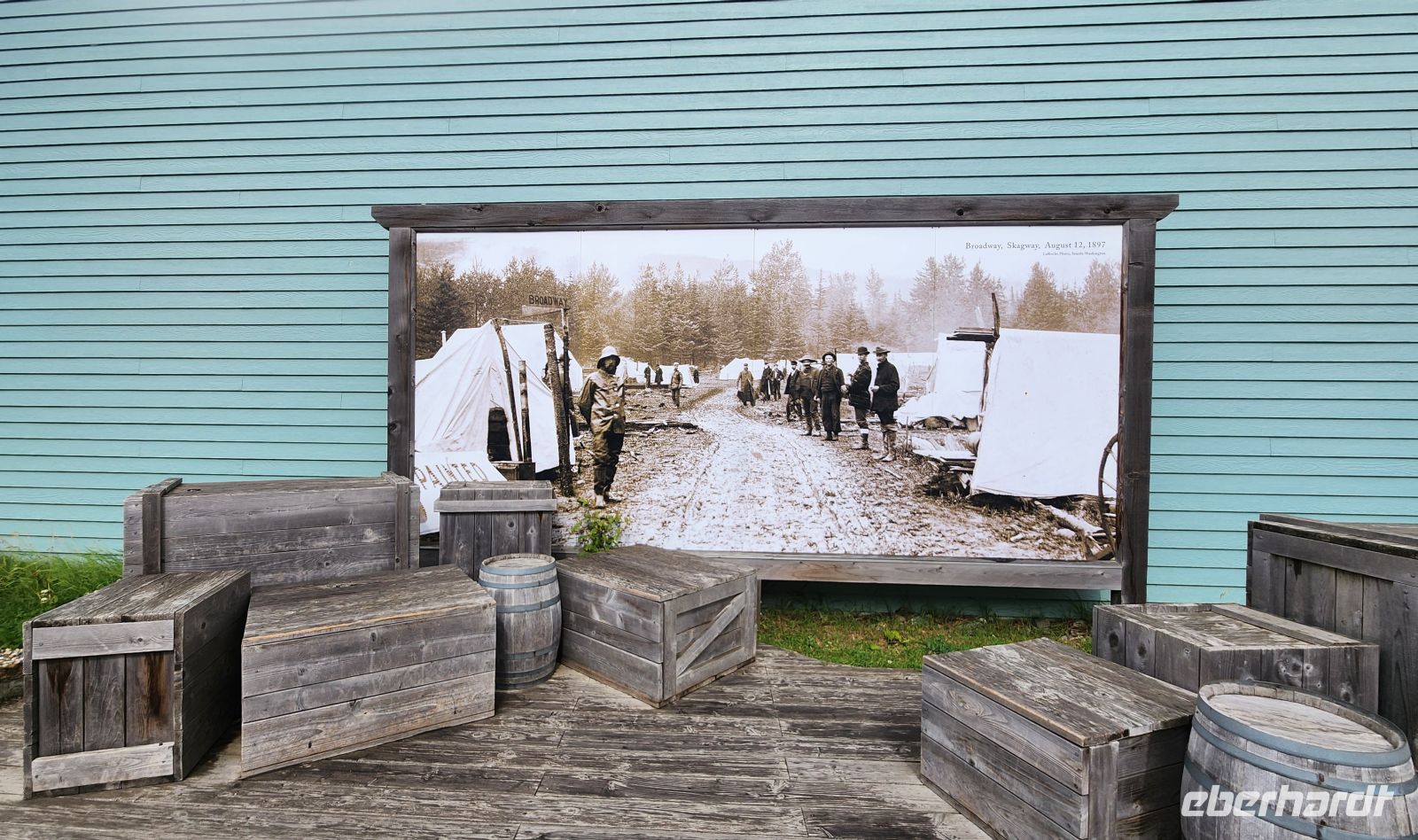 Skagweay, Blick in alte Goldgräber-Zeiten