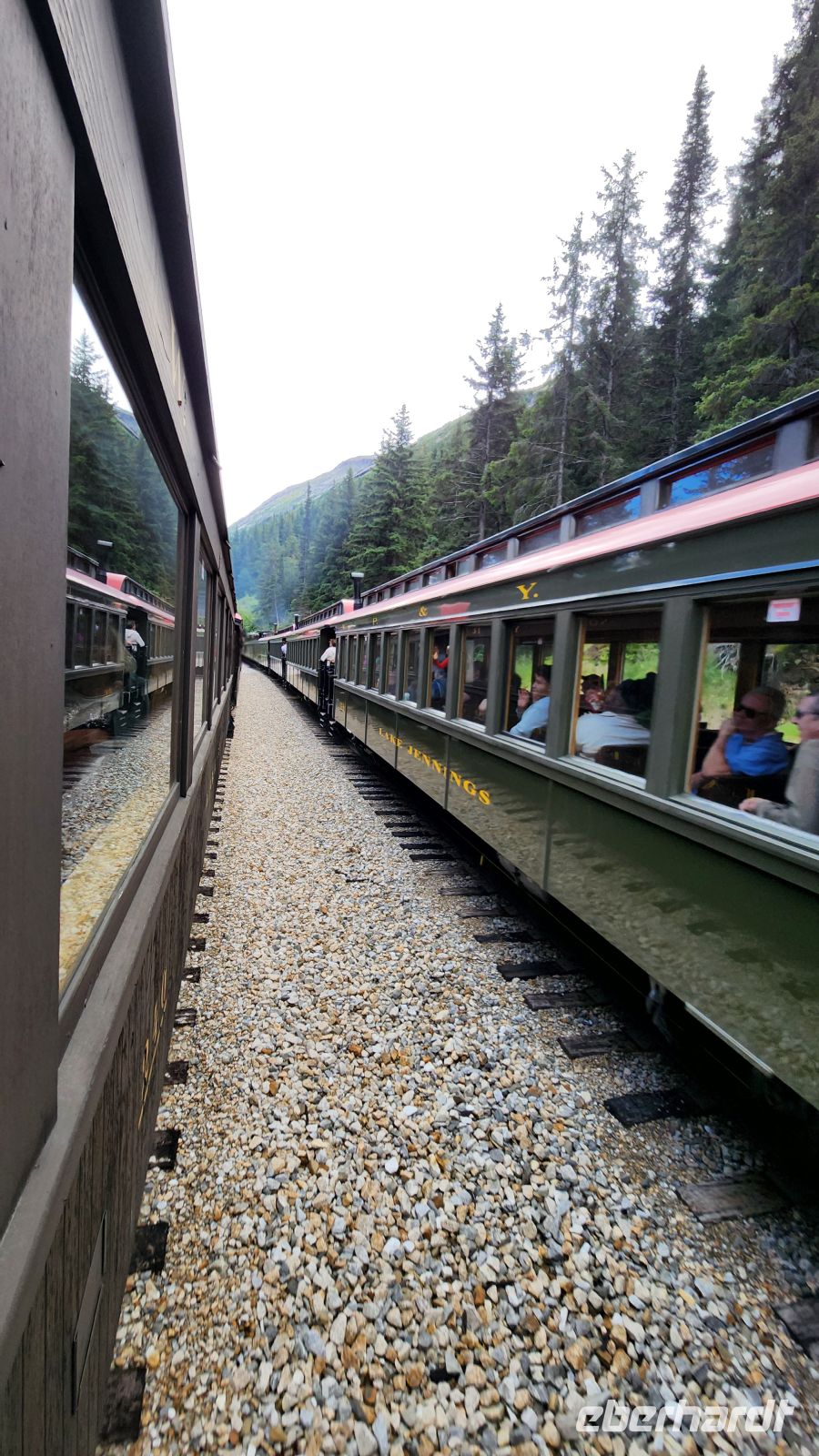 White Pass Summit - Bahnfahrt