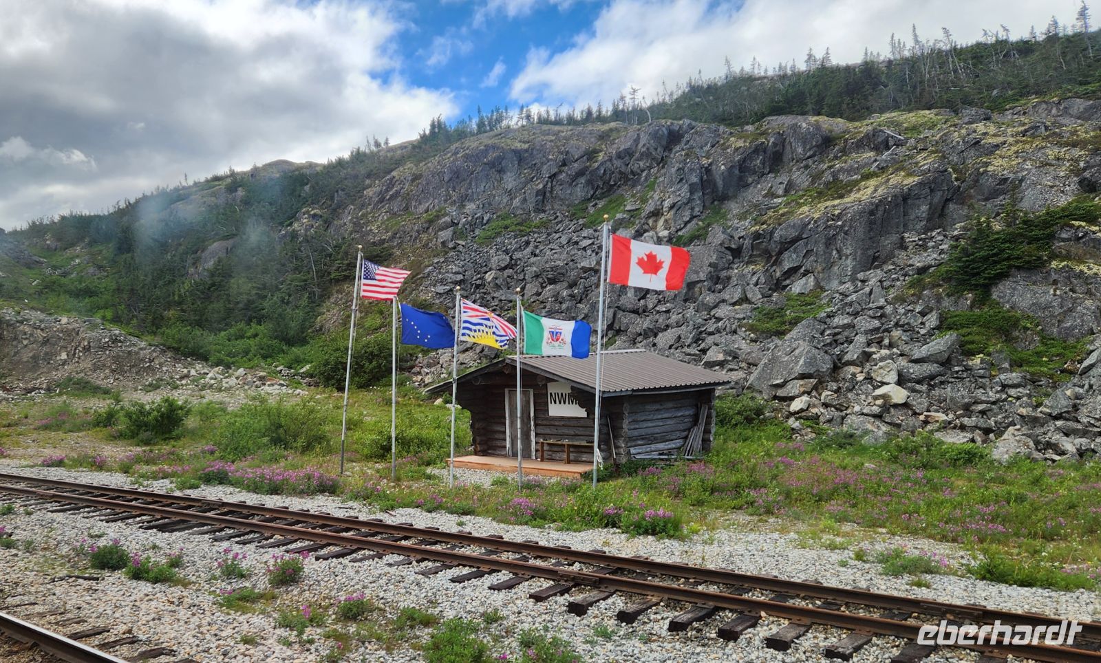 White Pass Summit - höchster Punkt Grenzübergang Alaska /Kanada