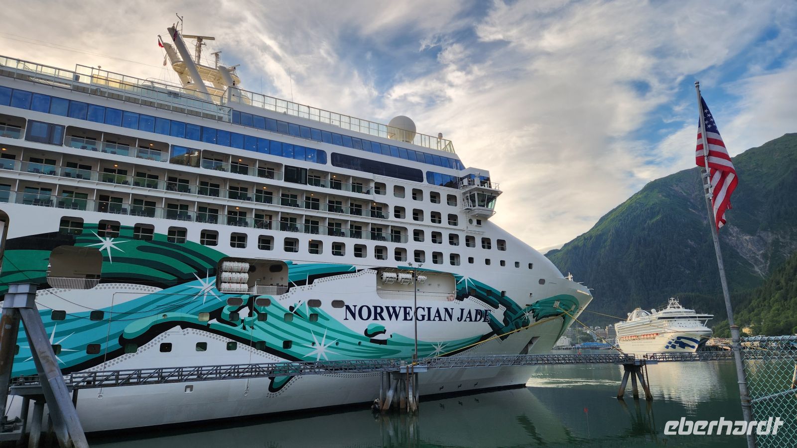 Norwegian Jade im Hafen von Juneau