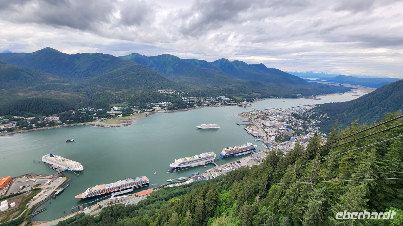 Mount Roberts - Blick auf Juneau