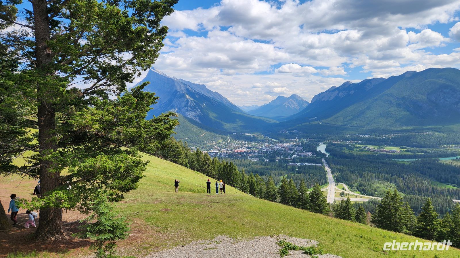 Blick auf Banff