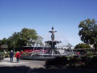 Brunnen am Parlament in Quebec