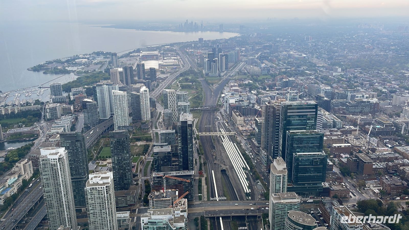 Blick vom CN-Tower auf Toronto