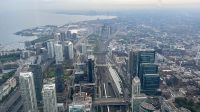 Blick vom CN-Tower auf Toronto