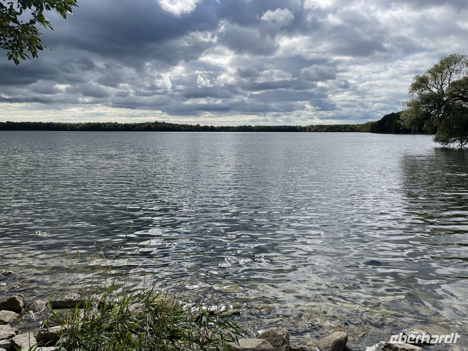Blick auf den Lake on the mountain
