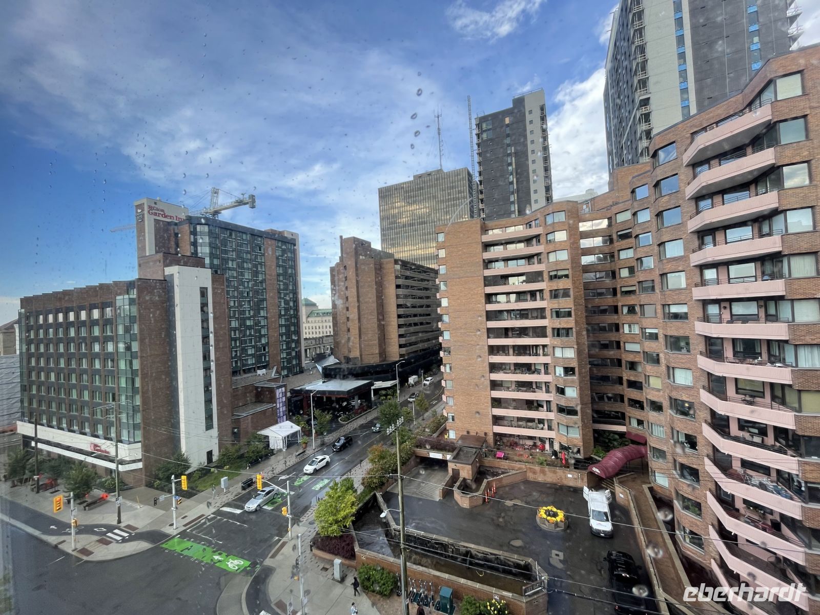 Blick aus dem Hotelzimmer in Ottawa