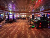 Ein Casino gibts auch an Bord